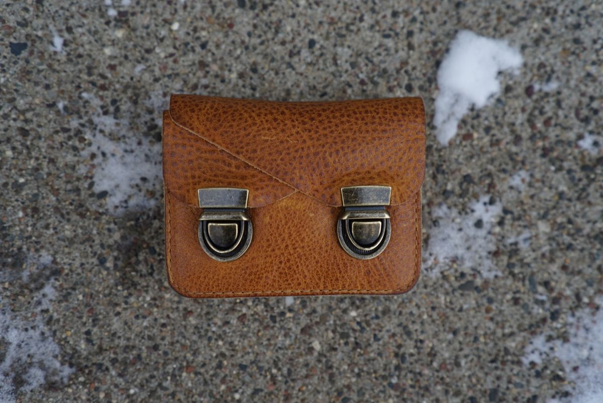 Photo by alleycat on December 1, 2025 of the Duluth Trading Company Accordion Wallet in Full-Grain Cowhide.