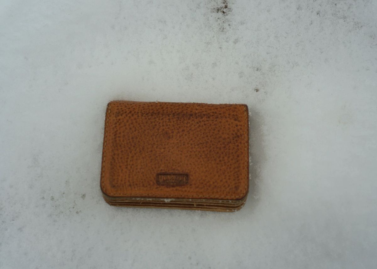 Photo by alleycat on January 4, 2026 of the Duluth Trading Company Accordion Wallet in Full-Grain Cowhide.