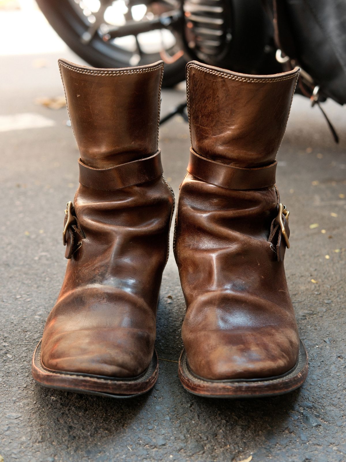Photo by Jicojoson on March 1, 2026 of the Willie's Handmade Boots Jhodpur in Maryam Olive Horsebutt.