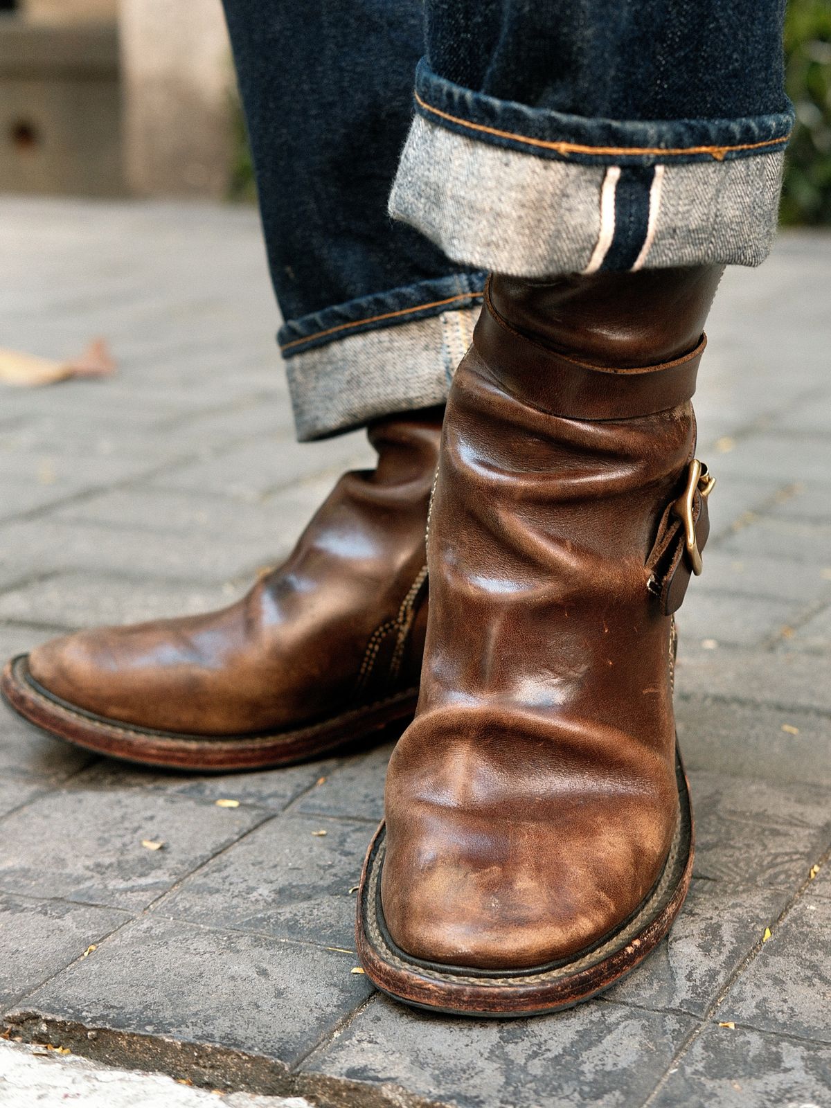 Photo by Jicojoson on March 1, 2026 of the Willie's Handmade Boots Jhodpur in Maryam Olive Horsebutt.