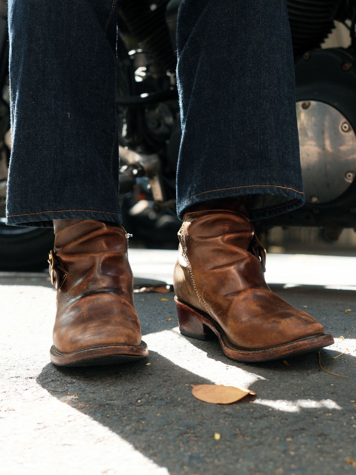 Photo by Jicojoson on March 5, 2026 of the Willie's Handmade Boots Jhodpur in Maryam Olive Horsebutt.