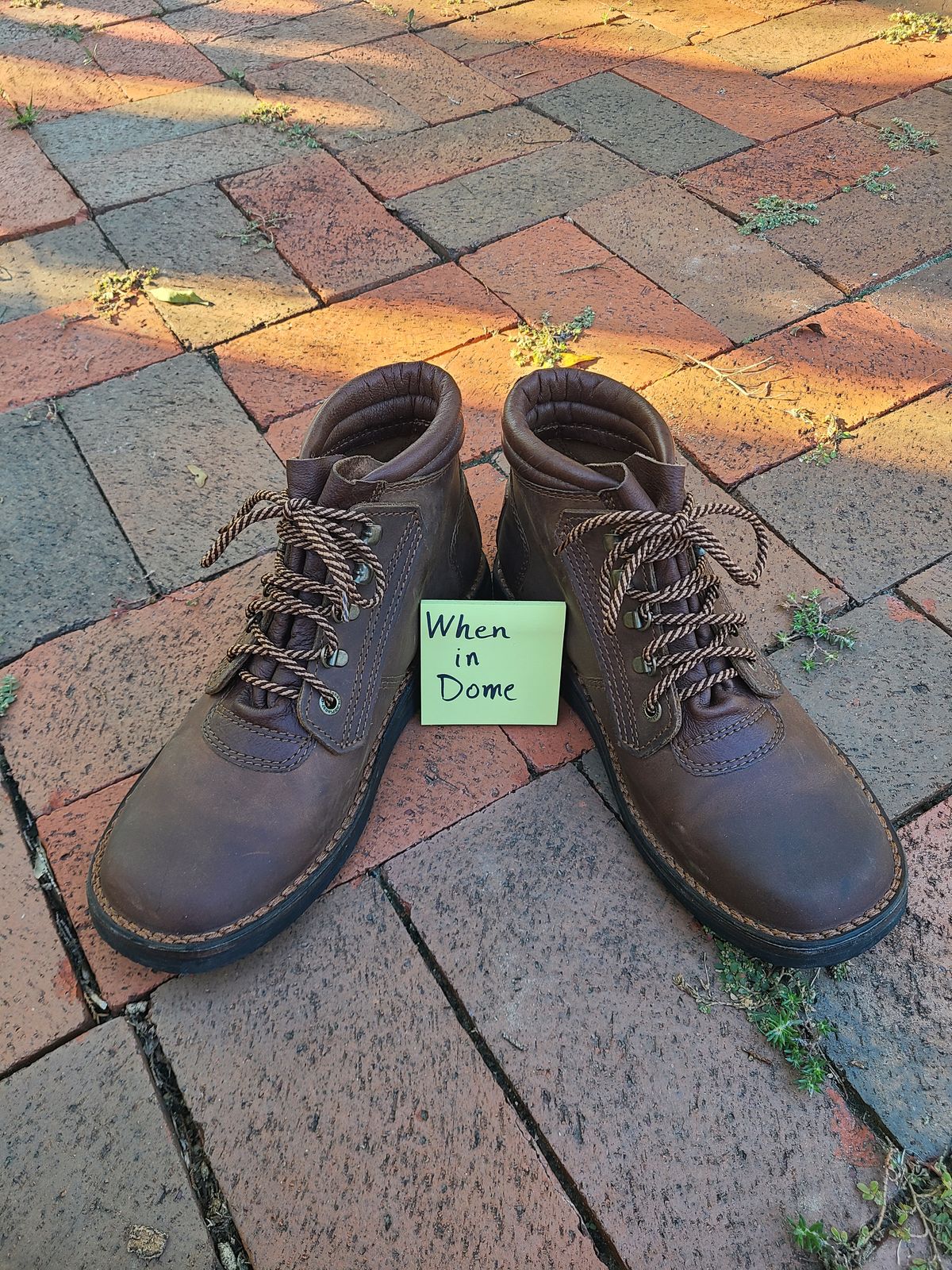 Photo by Lazarey on November 5, 2024 of the The Courteney Boot Company Safari (custom) in Mossop Leather - Dark Brown Bovine.