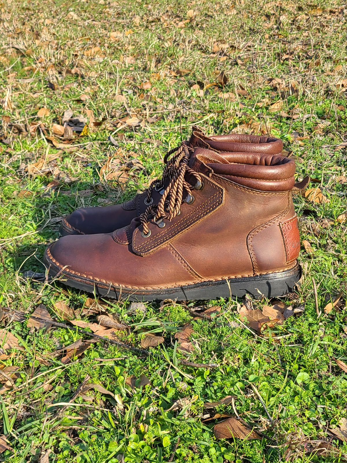 Photo by Lazarey on January 5, 2025 of the The Courteney Boot Company Safari (custom) in Mossop Leather - Dark Brown Bovine.