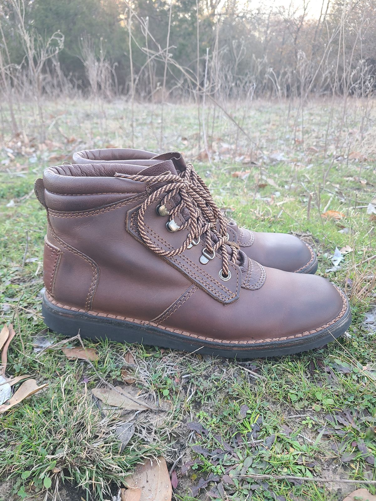 Photo by Lazarey on February 3, 2025 of the The Courteney Boot Company Safari (custom) in Mossop Leather - Dark Brown Bovine.