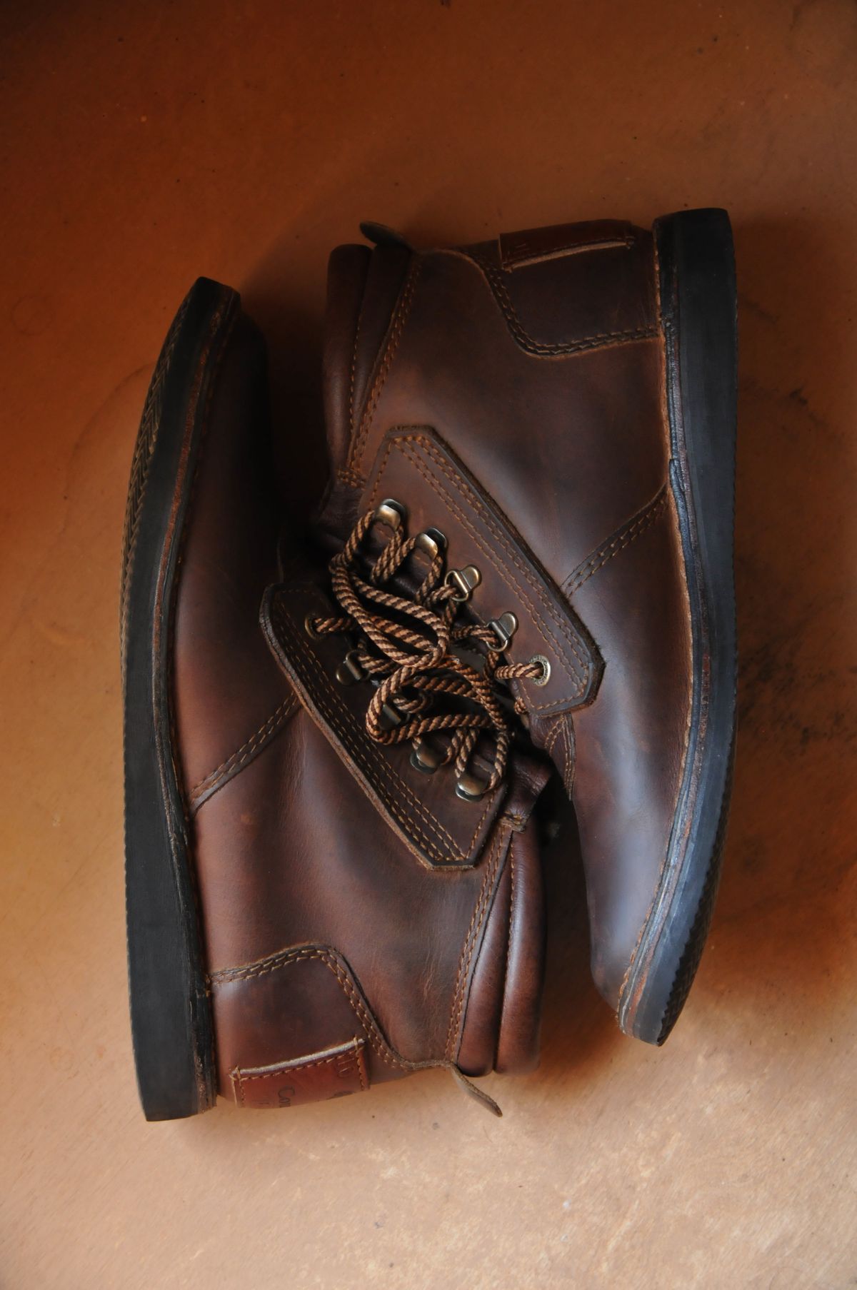 Photo by Lazarey on October 3, 2025 of the The Courteney Boot Company Safari (custom) in Mossop Leather - Dark Brown Bovine.