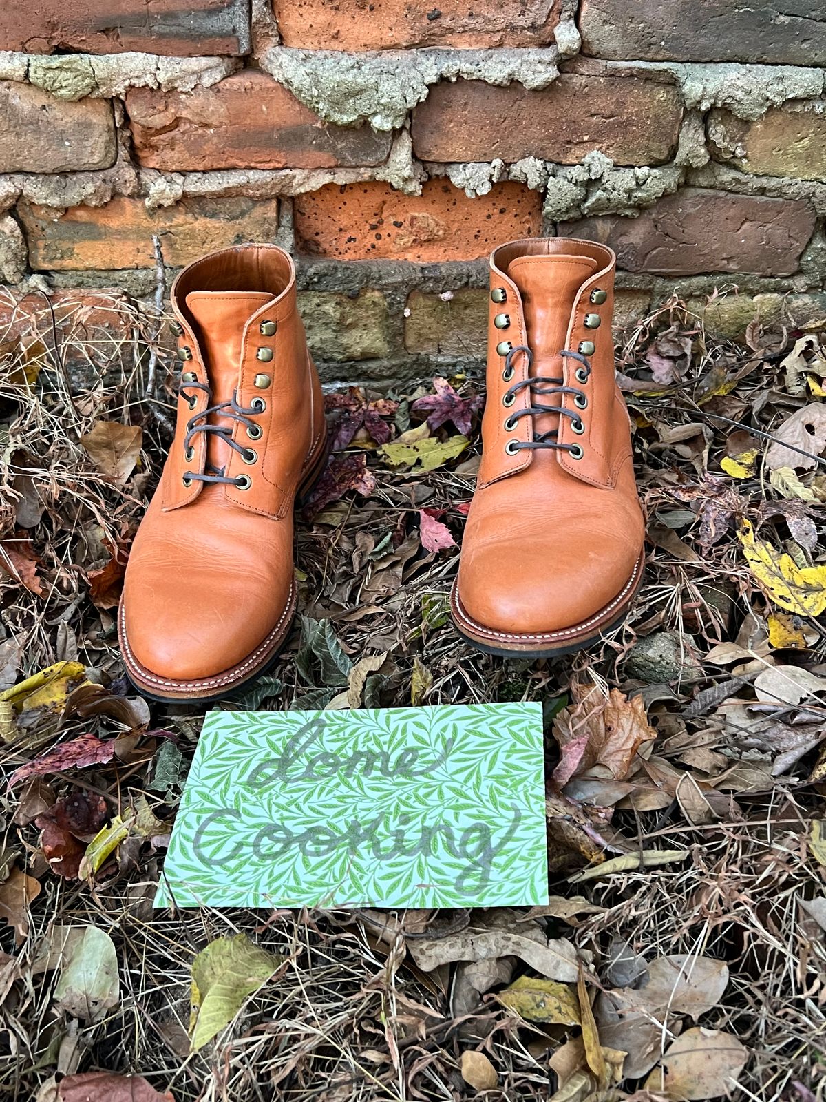 Photo by ChristianD on November 5, 2025 of the Grant Stone Diesel Boot in Horween Tan Essex.