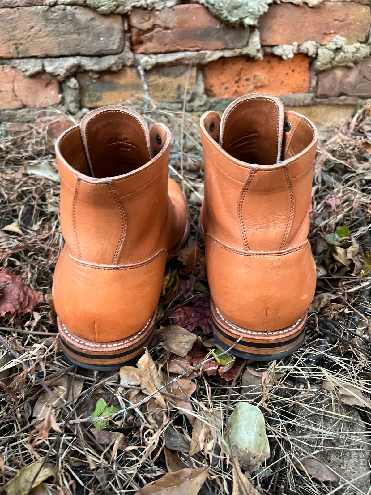 Photo by ChristianD on November 5, 2025 of the Grant Stone Diesel Boot in Horween Tan Essex.