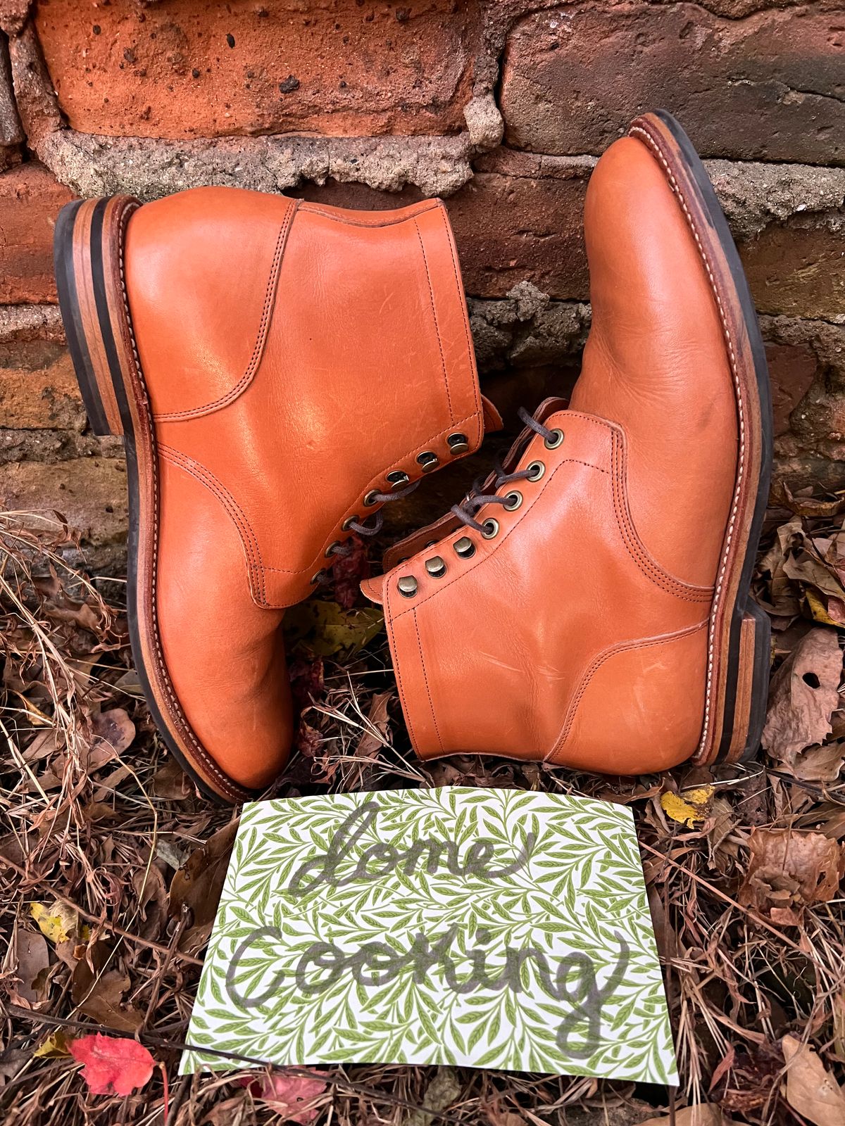 Photo by ChristianD on November 5, 2025 of the Grant Stone Diesel Boot in Horween Tan Essex.