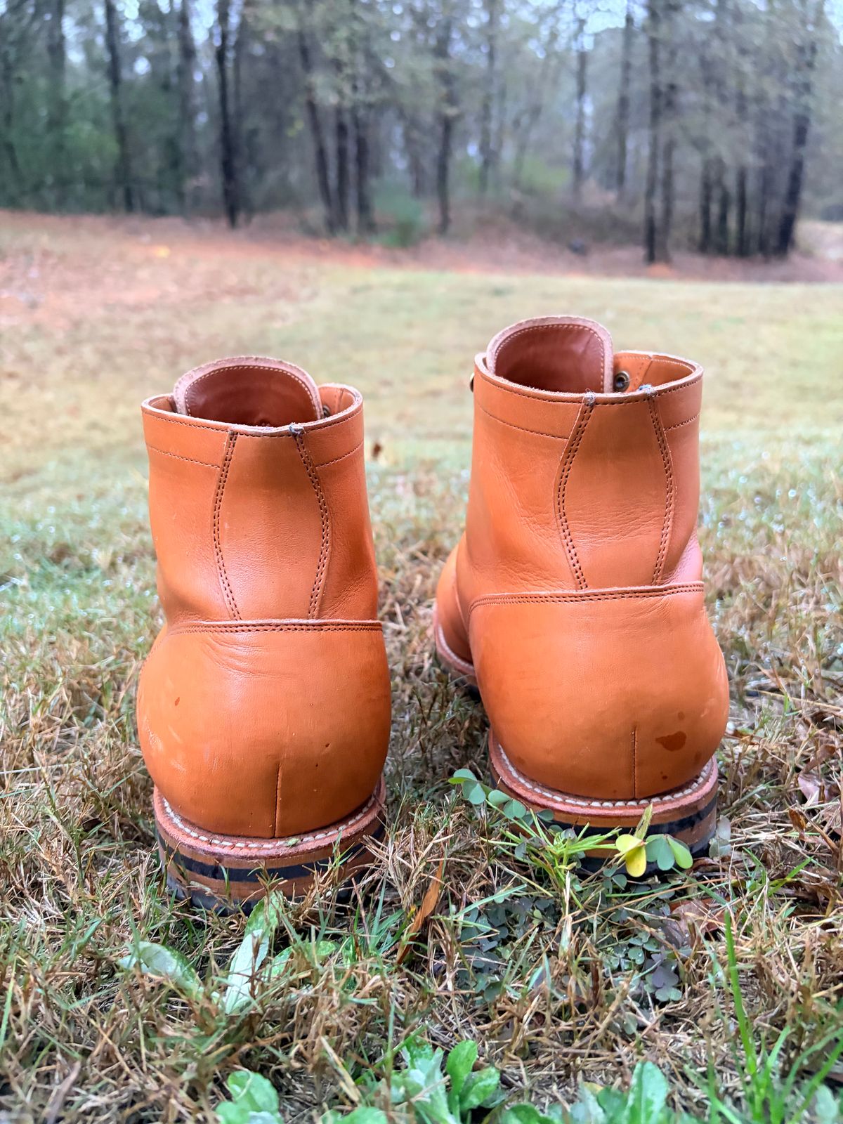 Photo by ChristianD on December 5, 2025 of the Grant Stone Diesel Boot in Horween Tan Essex.