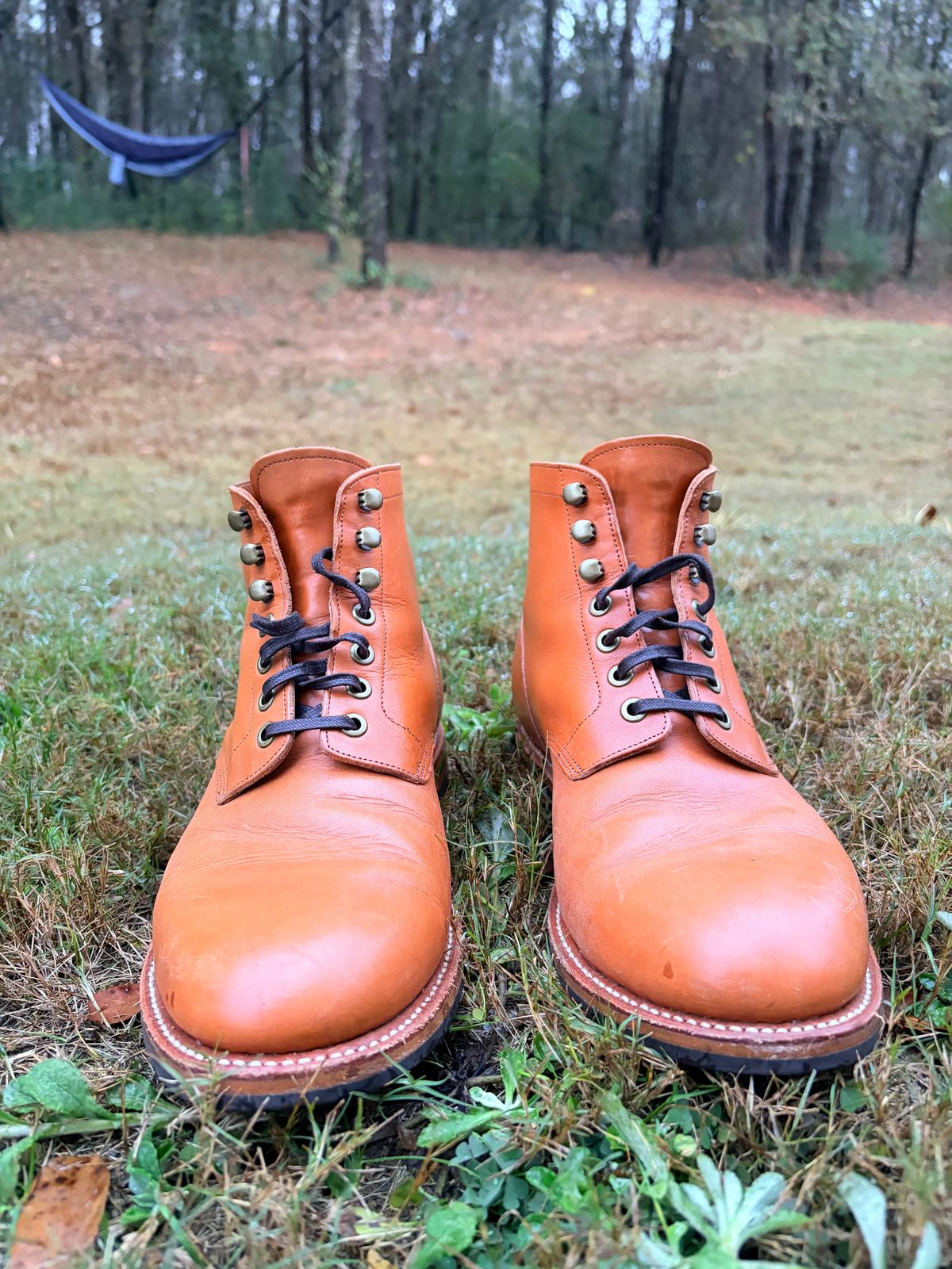 Photo by ChristianD on December 5, 2025 of the Grant Stone Diesel Boot in Horween Tan Essex.