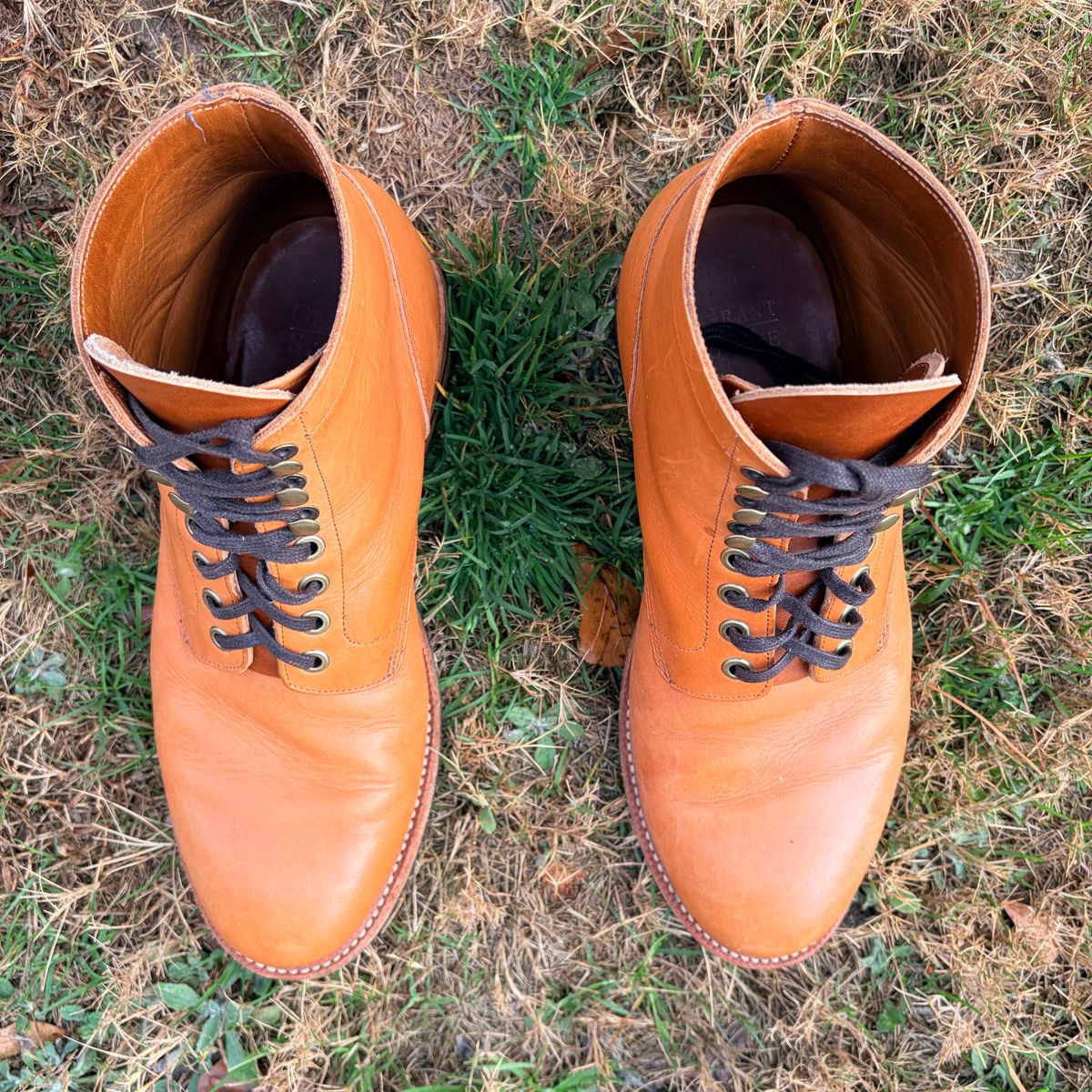 Photo by ChristianD on January 4, 2026 of the Grant Stone Diesel Boot in Horween Tan Essex.
