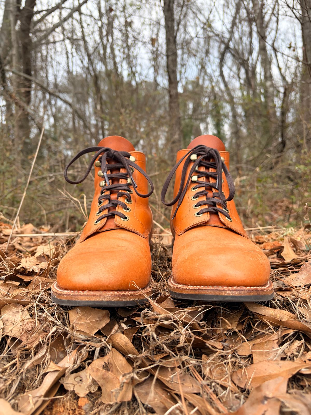 Photo by ChristianD on February 5, 2026 of the Grant Stone Diesel Boot in Horween Tan Essex.