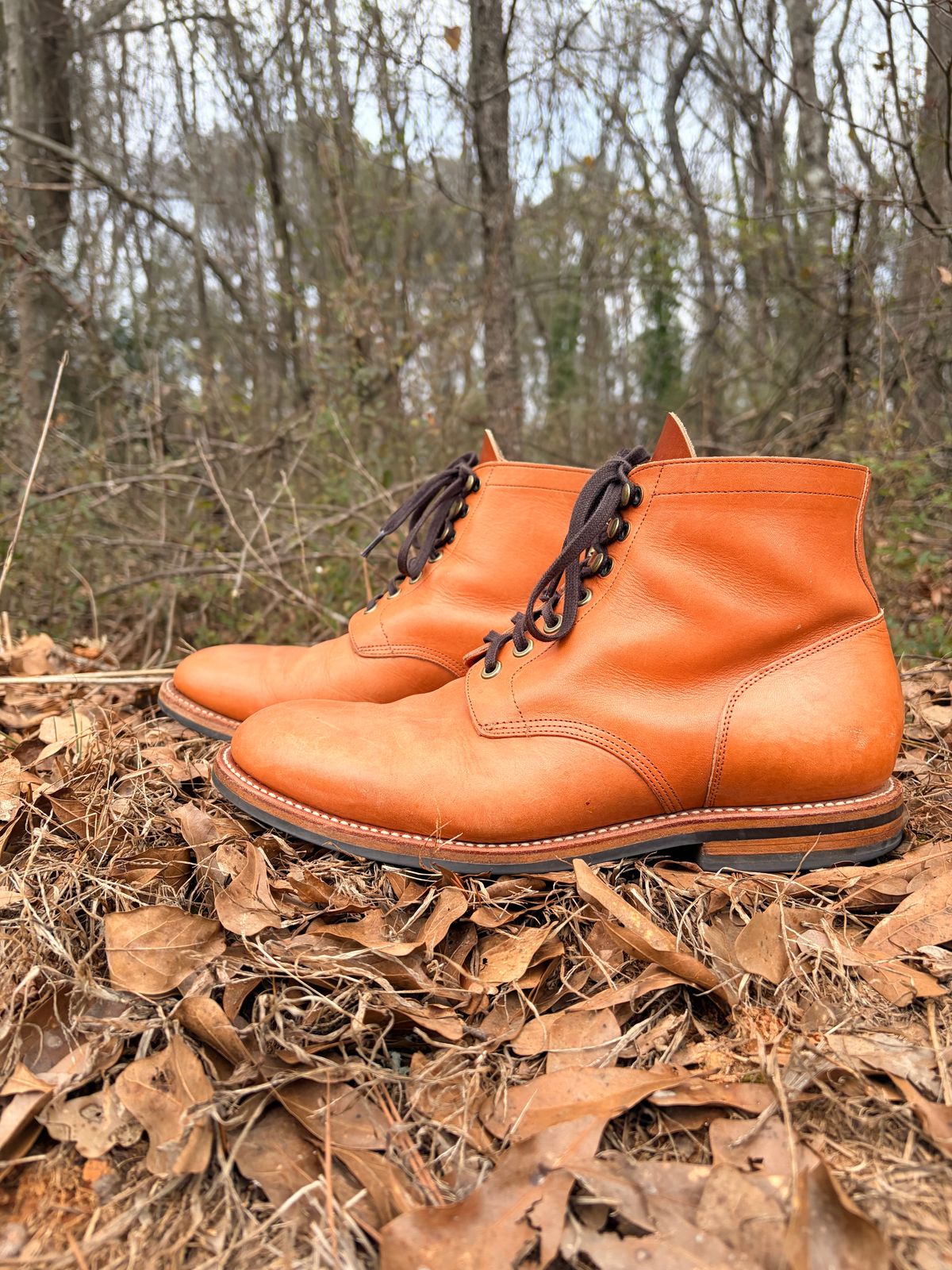 Photo by ChristianD on February 5, 2026 of the Grant Stone Diesel Boot in Horween Tan Essex.