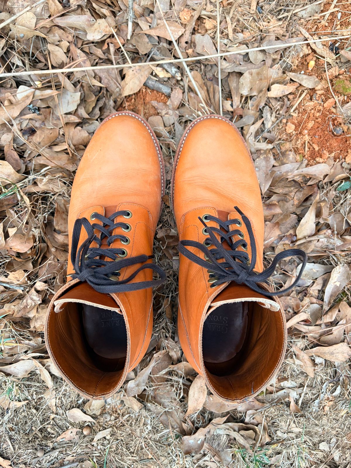Photo by ChristianD on February 5, 2026 of the Grant Stone Diesel Boot in Horween Tan Essex.