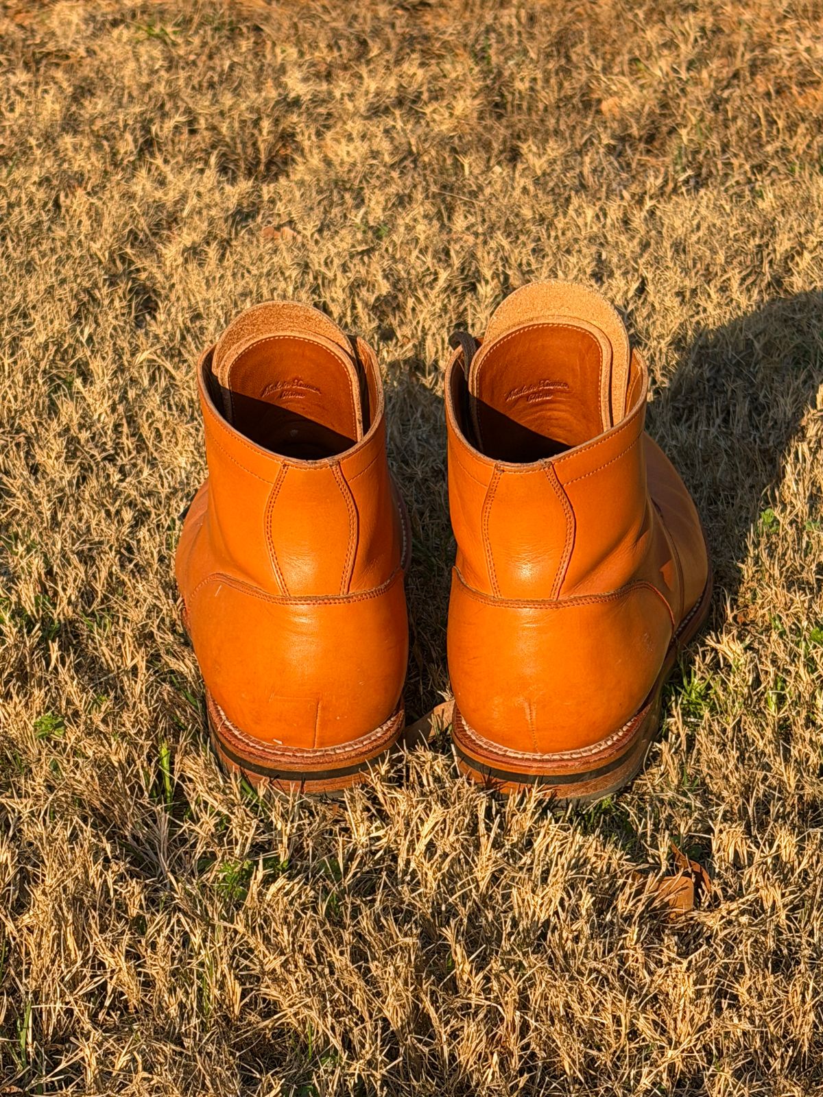 Photo by ChristianD on March 1, 2026 of the Grant Stone Diesel Boot in Horween Tan Essex.
