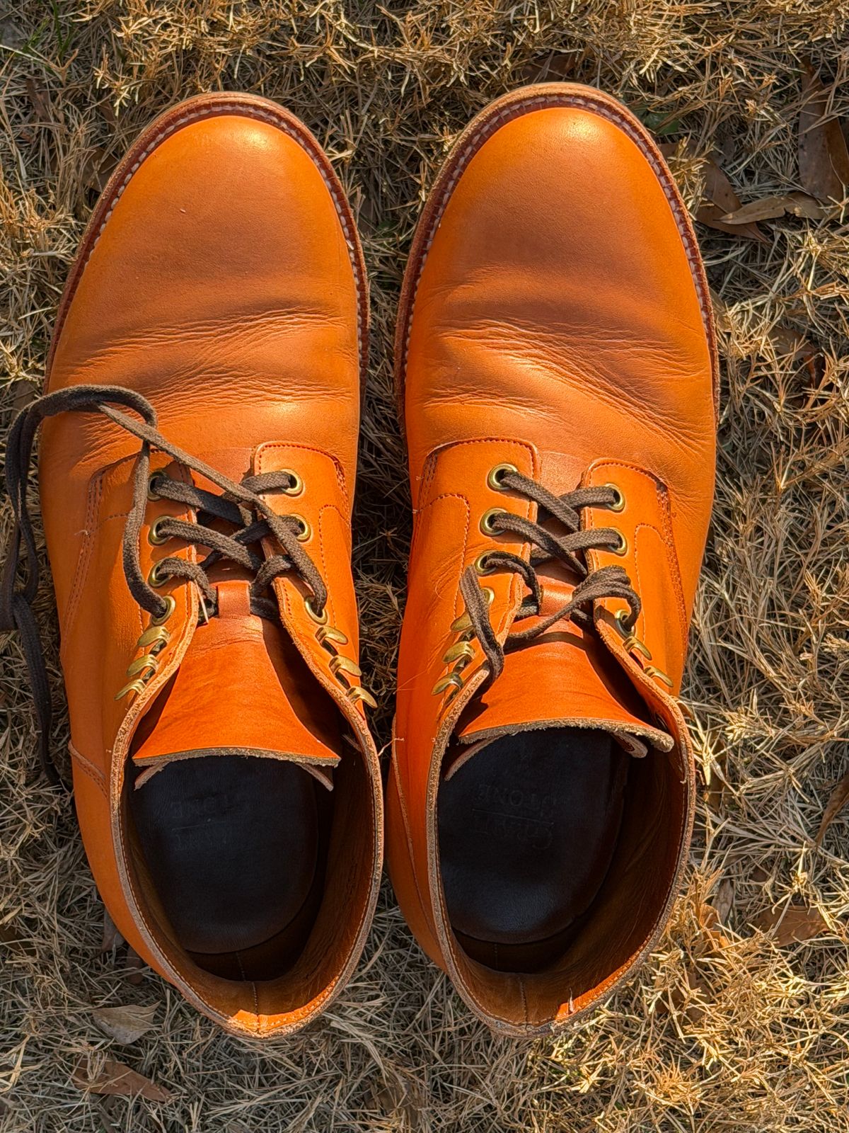 Photo by ChristianD on March 1, 2026 of the Grant Stone Diesel Boot in Horween Tan Essex.