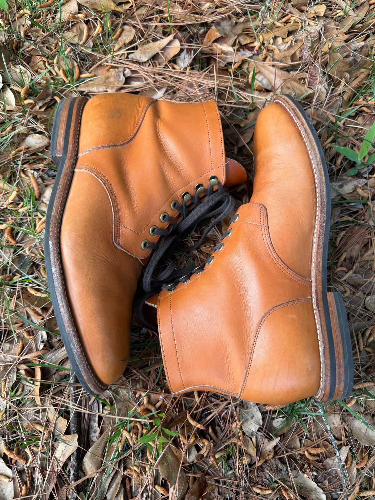 Photo by ChristianD on April 5, 2026 of the Grant Stone Diesel Boot in Horween Tan Essex.