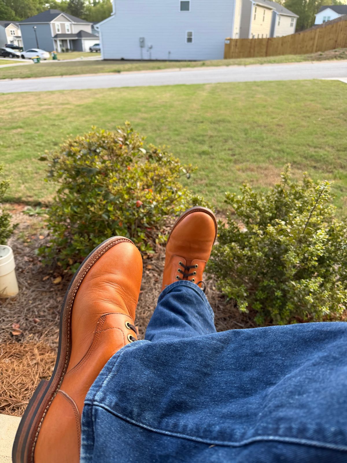 Photo by ChristianD on April 5, 2026 of the Grant Stone Diesel Boot in Horween Tan Essex.