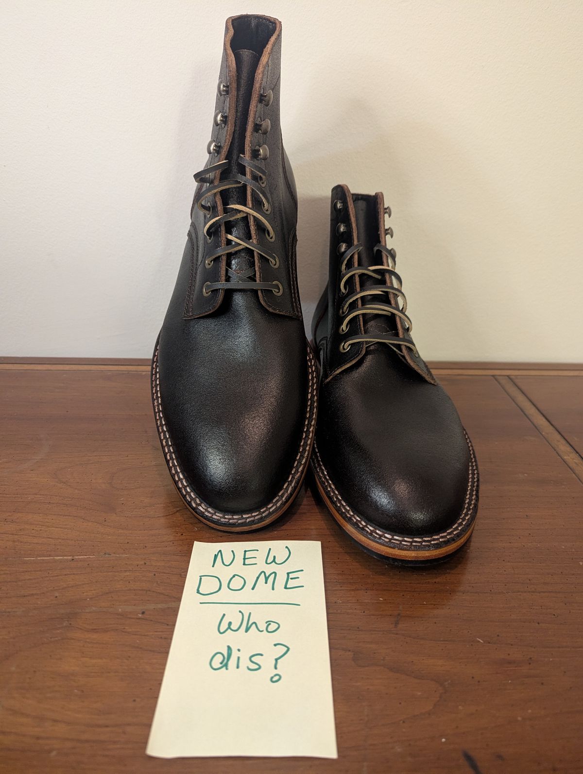 Photo by MrMister on October 1, 2025 of the Parkhurst The Allen in Horween Dark Brown Waxed Flesh.