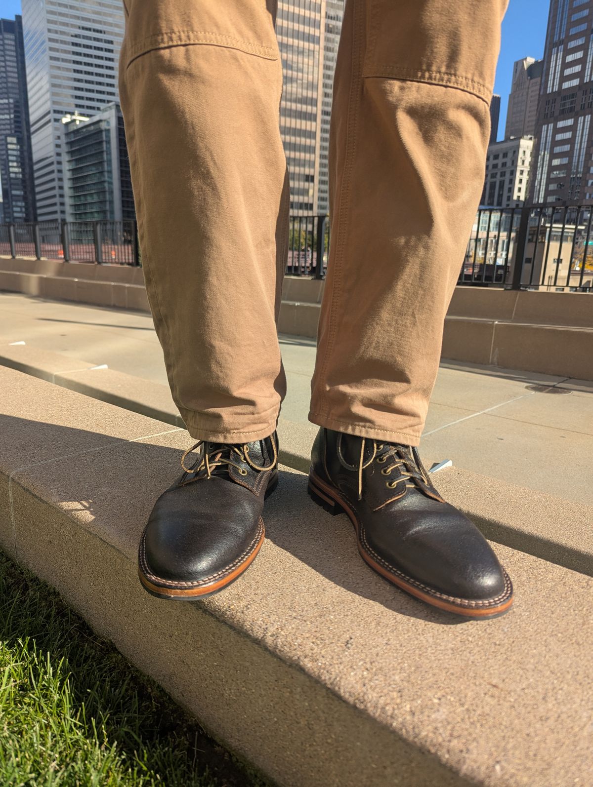 Photo by MrMister on October 21, 2025 of the Parkhurst The Allen in Horween Dark Brown Waxed Flesh.