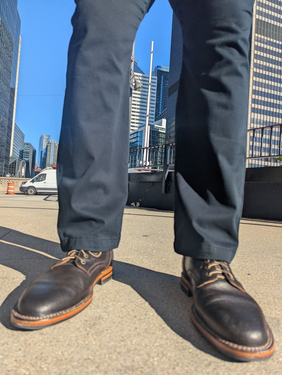 Photo by MrMister on October 27, 2025 of the Parkhurst The Allen in Horween Dark Brown Waxed Flesh.