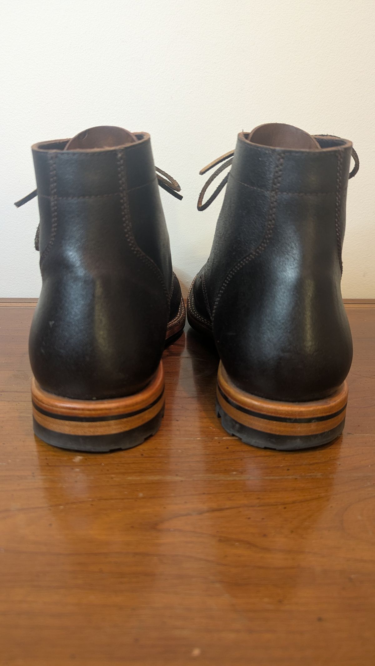 Photo by MrMister on November 6, 2025 of the Parkhurst The Allen in Horween Dark Brown Waxed Flesh.