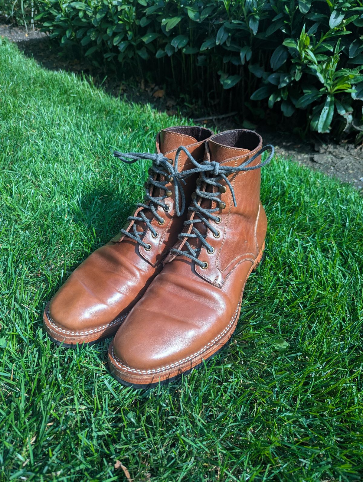 Photo by MrMister on August 28, 2025 of the Blkbrd Shoemaker Rudiger Service Boot in Maryam Toscanello TPR Horsebutt.