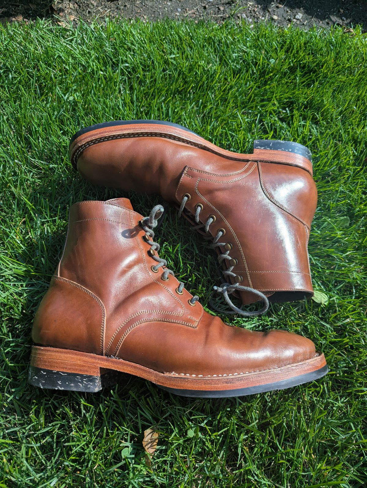 Photo by MrMister on August 28, 2025 of the Blkbrd Shoemaker Rudiger Service Boot in Maryam Toscanello TPR Horsebutt.