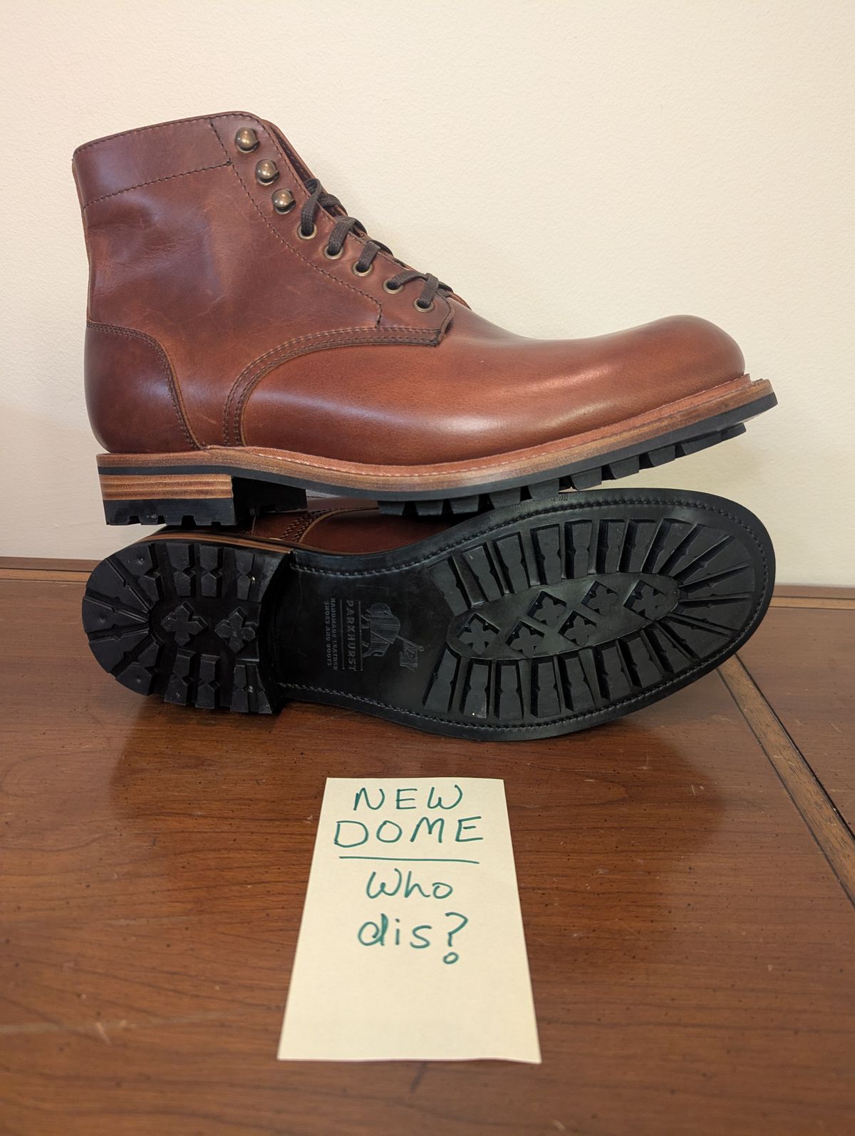 Photo by MrMister on October 1, 2025 of the Parkhurst The Allegany (645) in Mahogany Full Grain.