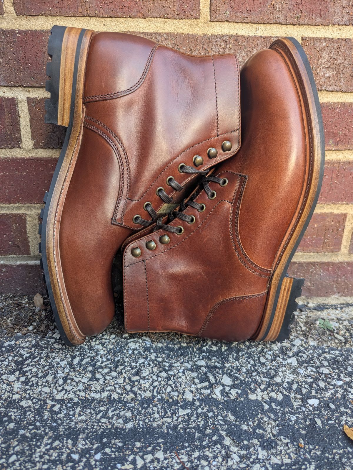 Photo by MrMister on September 30, 2025 of the Parkhurst The Allegany (645) in Mahogany Full Grain.