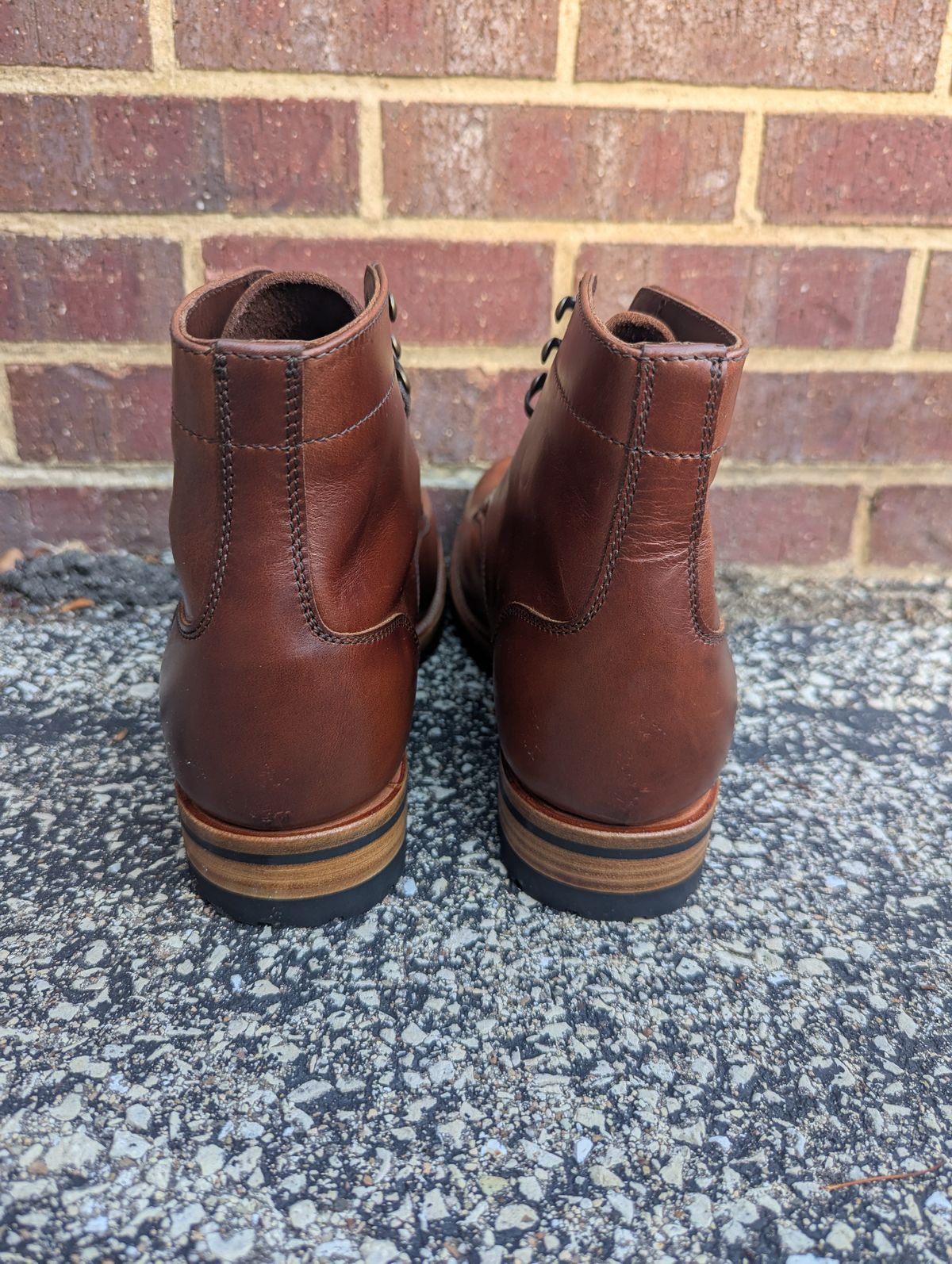 Photo by MrMister on September 30, 2025 of the Parkhurst The Allegany (645) in Mahogany Full Grain.