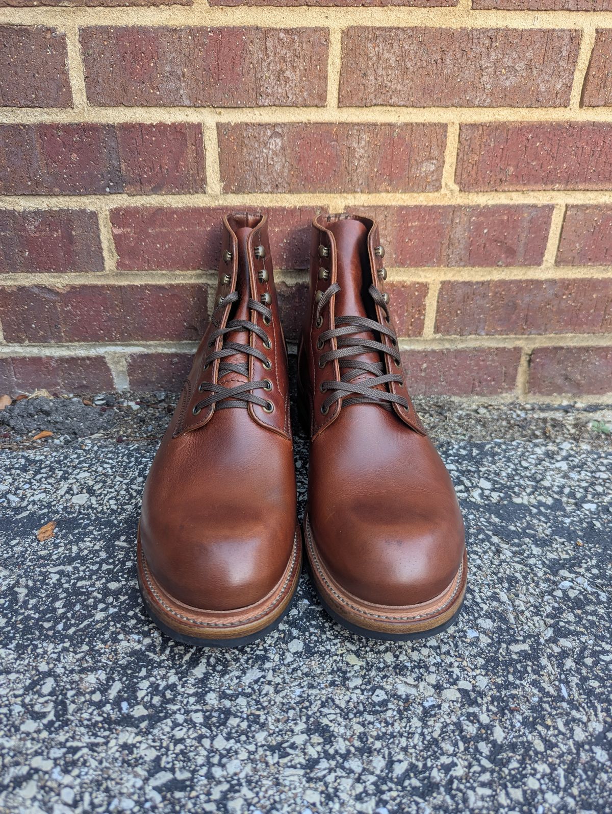 Photo by MrMister on September 30, 2025 of the Parkhurst The Allegany (645) in Mahogany Full Grain.