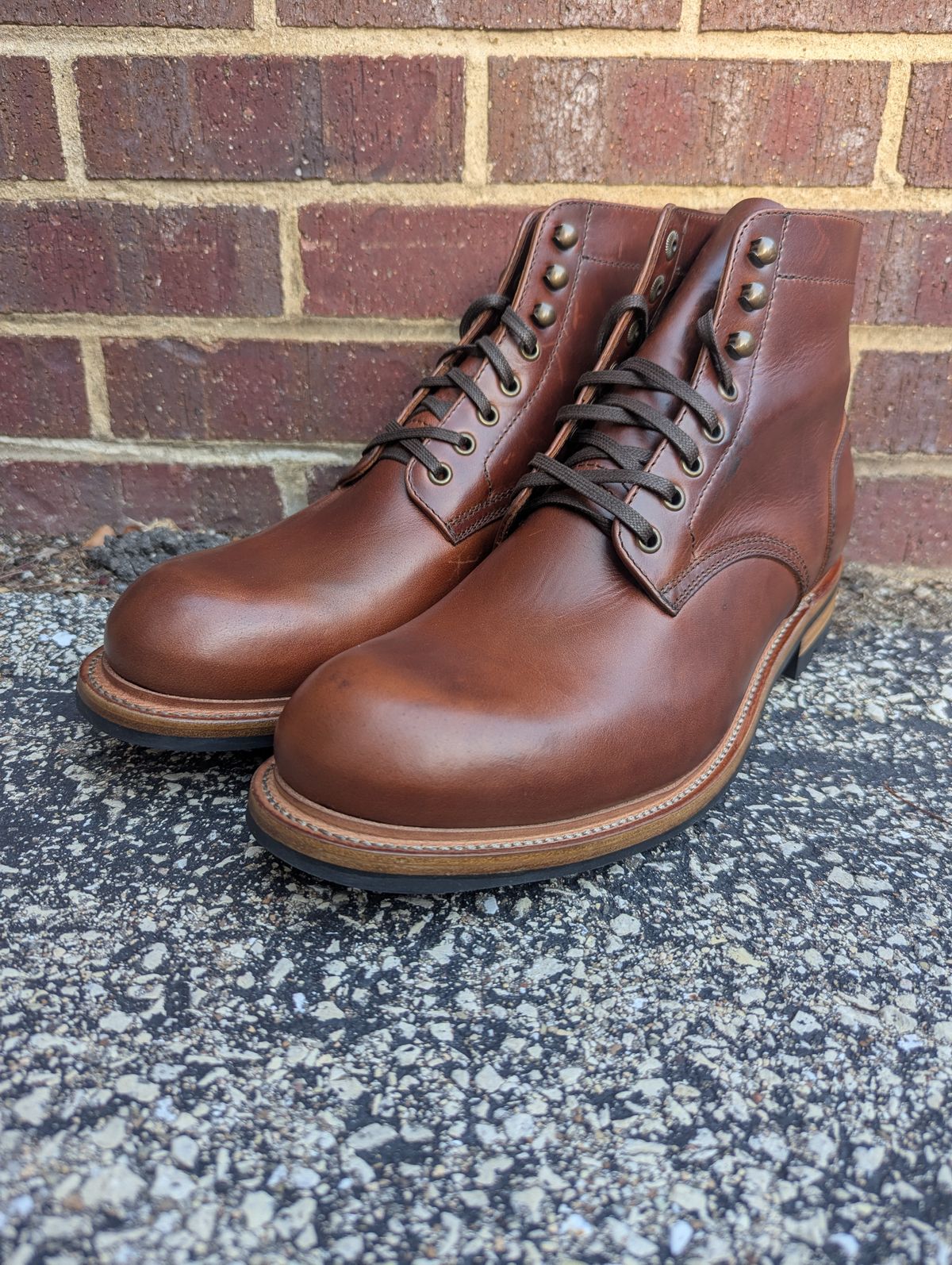Photo by MrMister on September 30, 2025 of the Parkhurst The Allegany (645) in Mahogany Full Grain.