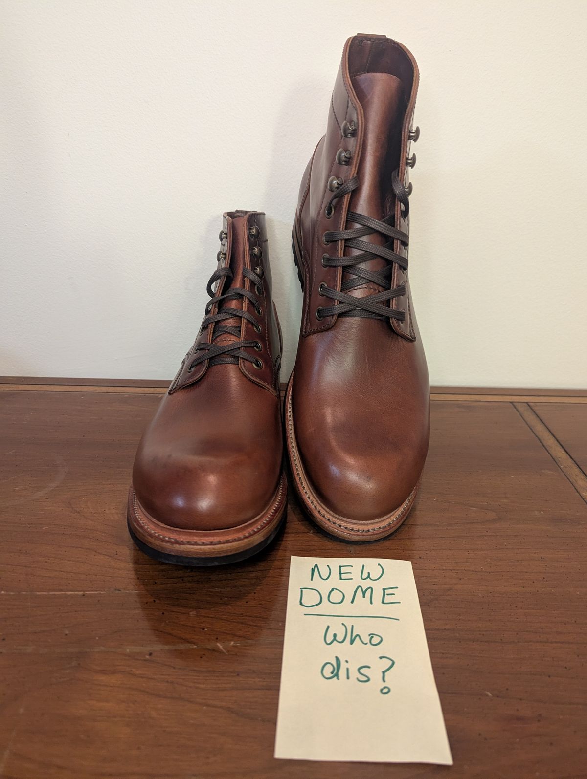 Photo by MrMister on October 1, 2025 of the Parkhurst The Allegany (645) in Mahogany Full Grain.