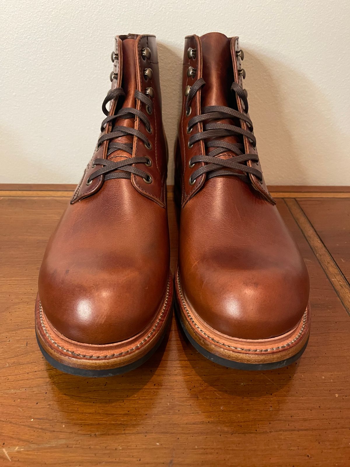 Photo by MrMister on October 1, 2025 of the Parkhurst The Allegany (645) in Mahogany Full Grain.