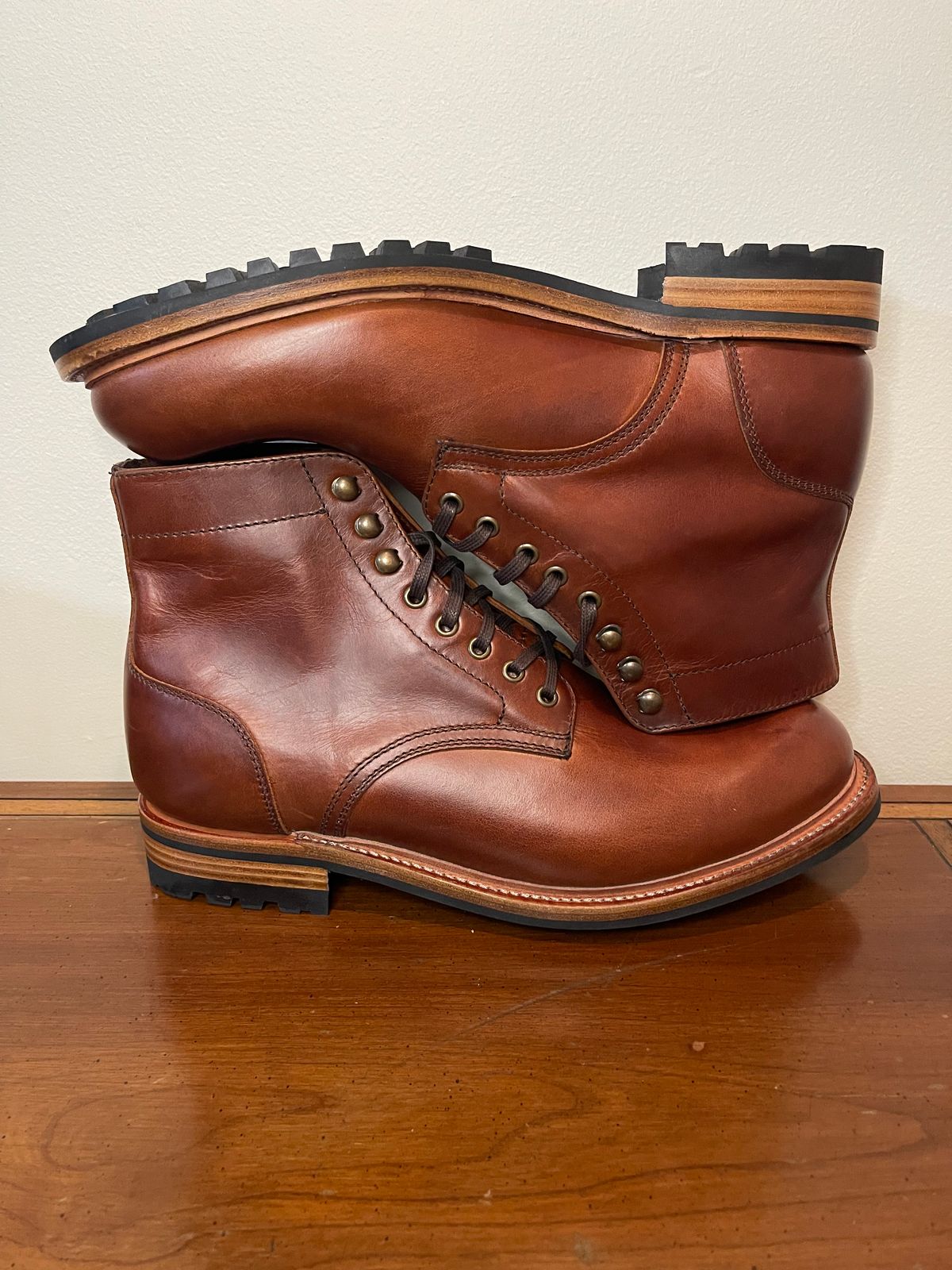 Photo by MrMister on October 1, 2025 of the Parkhurst The Allegany (645) in Mahogany Full Grain.