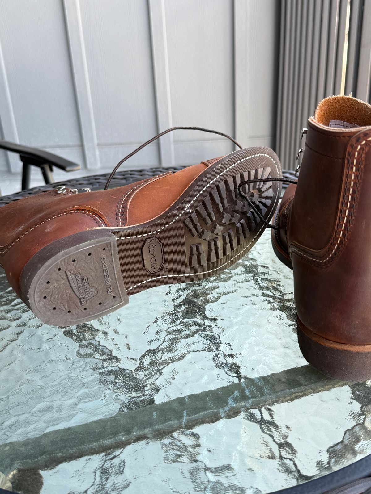 Photo by inventoryism on June 30, 2026 of the Red Wing Iron Ranger in S.B. Foot Copper Rough and Tough.