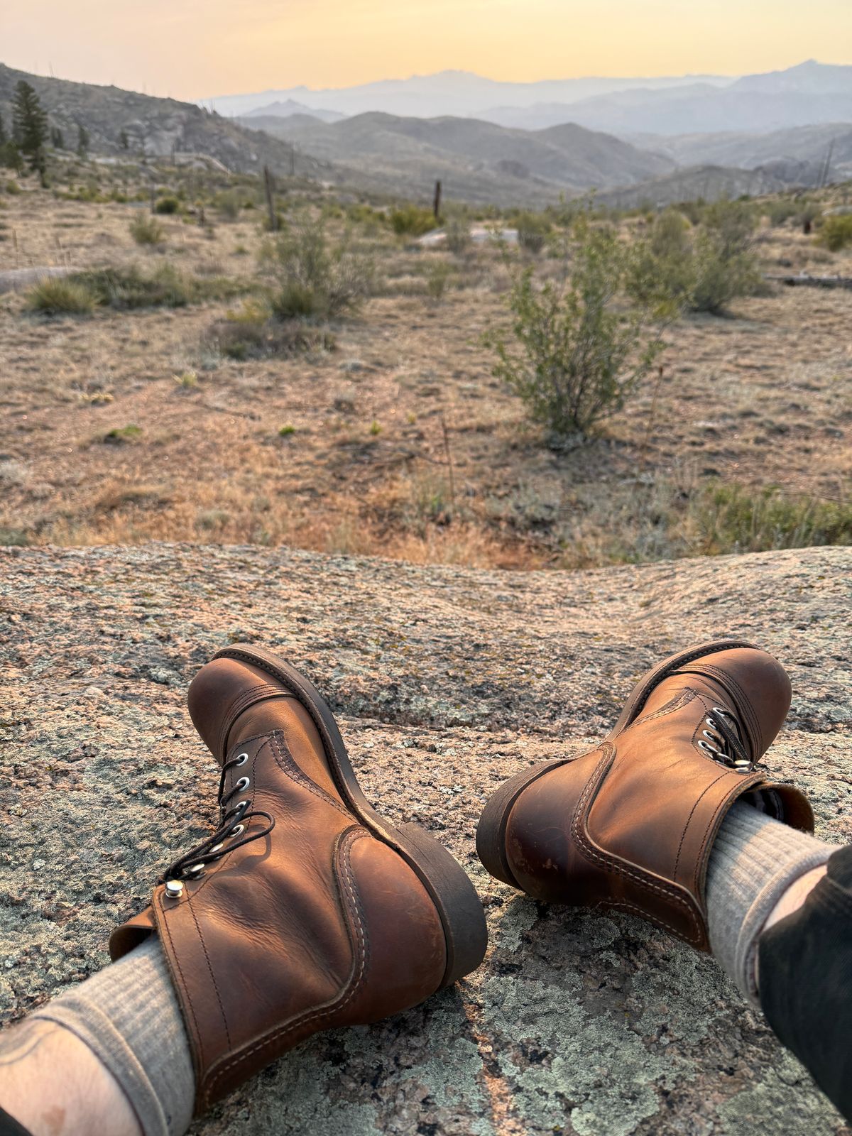 Photo by inventoryism on July 4, 2026 of the Red Wing Iron Ranger in S.B. Foot Copper Rough and Tough.
