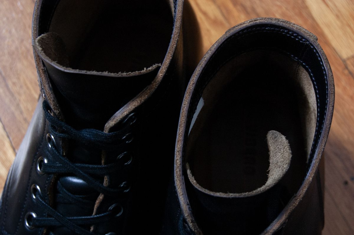 Photo by inventoryism on May 29, 2026 of the Viberg Service Boot in Horween Black Chromexcel.