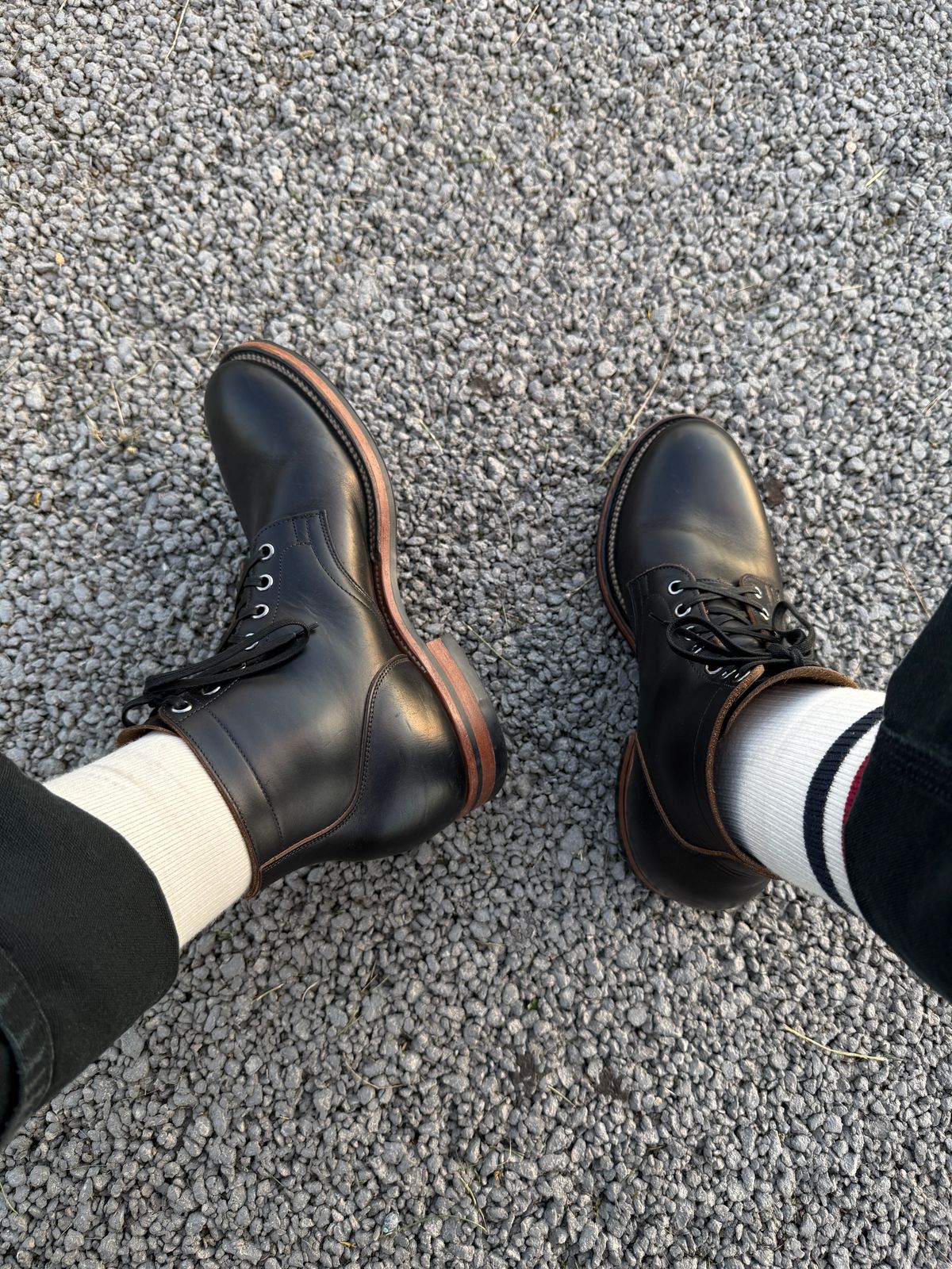 Photo by inventoryism on June 19, 2026 of the Viberg Service Boot in Horween Black Chromexcel.