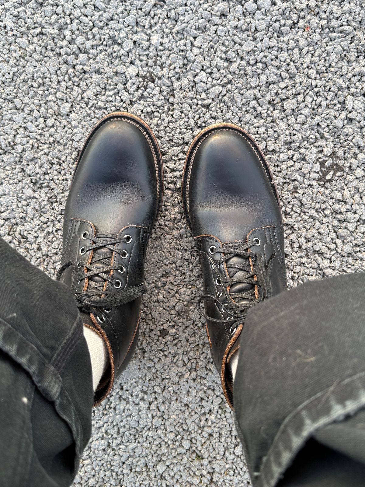 Photo by inventoryism on June 19, 2026 of the Viberg Service Boot in Horween Black Chromexcel.