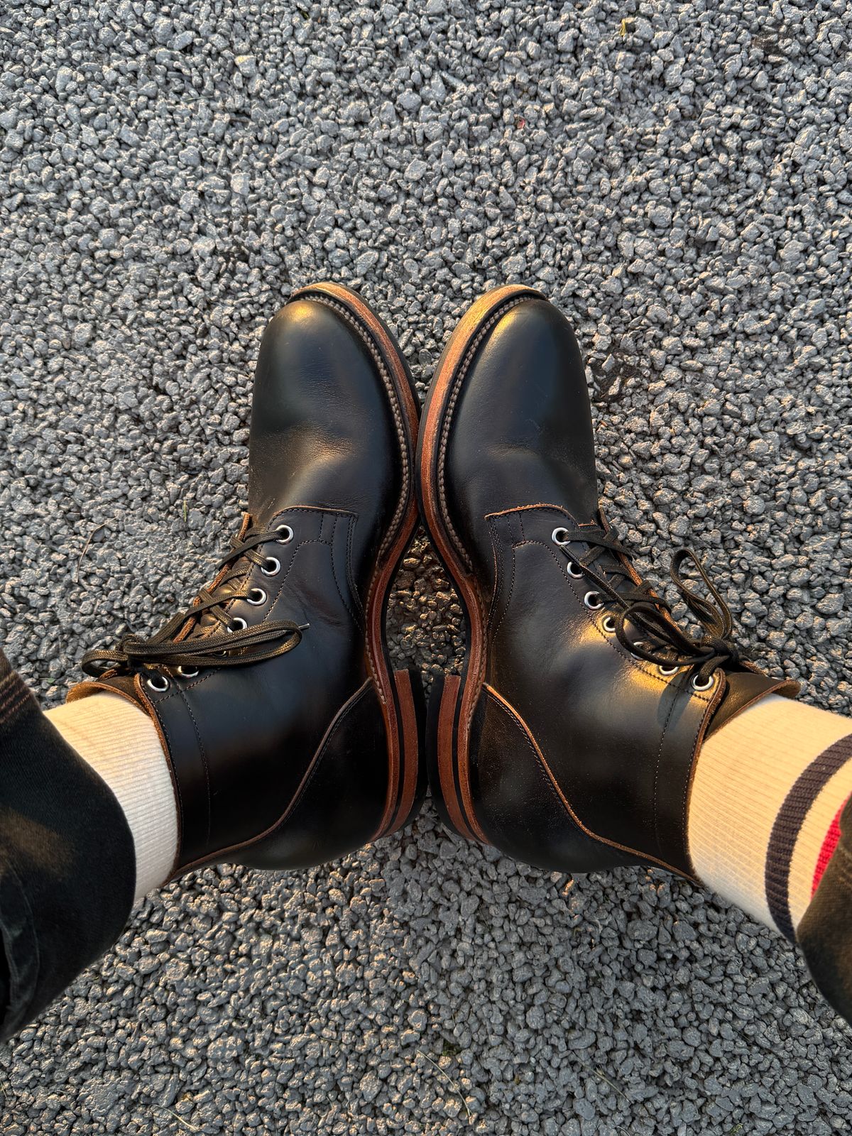 Photo by inventoryism on June 19, 2026 of the Viberg Service Boot in Horween Black Chromexcel.