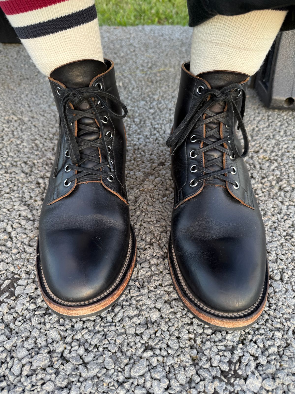 Photo by inventoryism on June 19, 2026 of the Viberg Service Boot in Horween Black Chromexcel.
