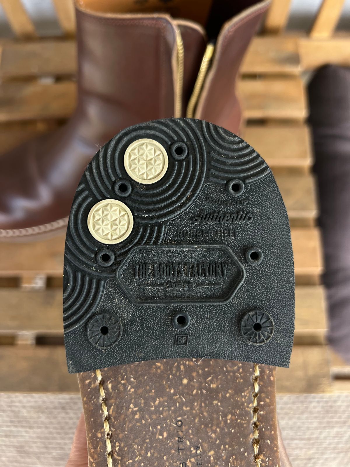 Photo by Manny_Quixote on April 9, 2026 of the Rolling Dub Trio Casper Boot in Horween Brown Chromexcel.