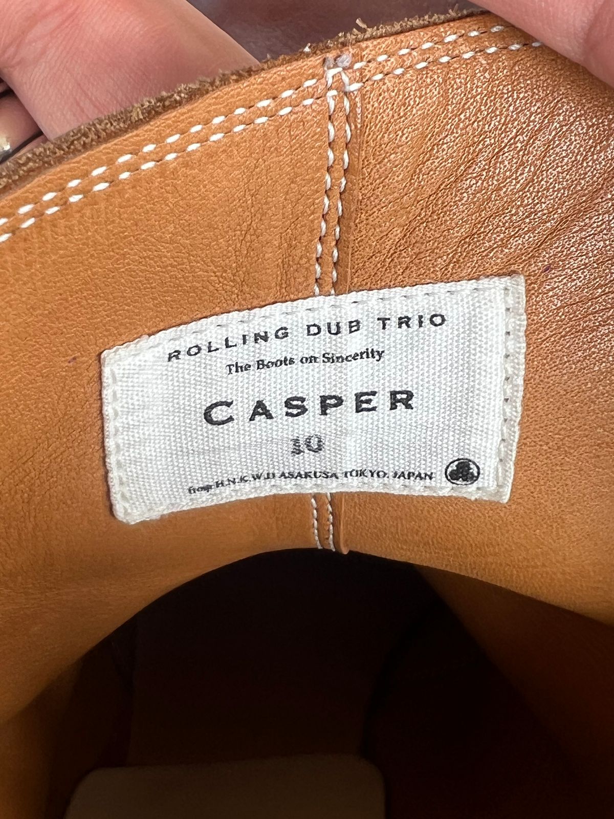 Photo by Manny_Quixote on April 9, 2026 of the Rolling Dub Trio Casper Boot in Horween Brown Chromexcel.