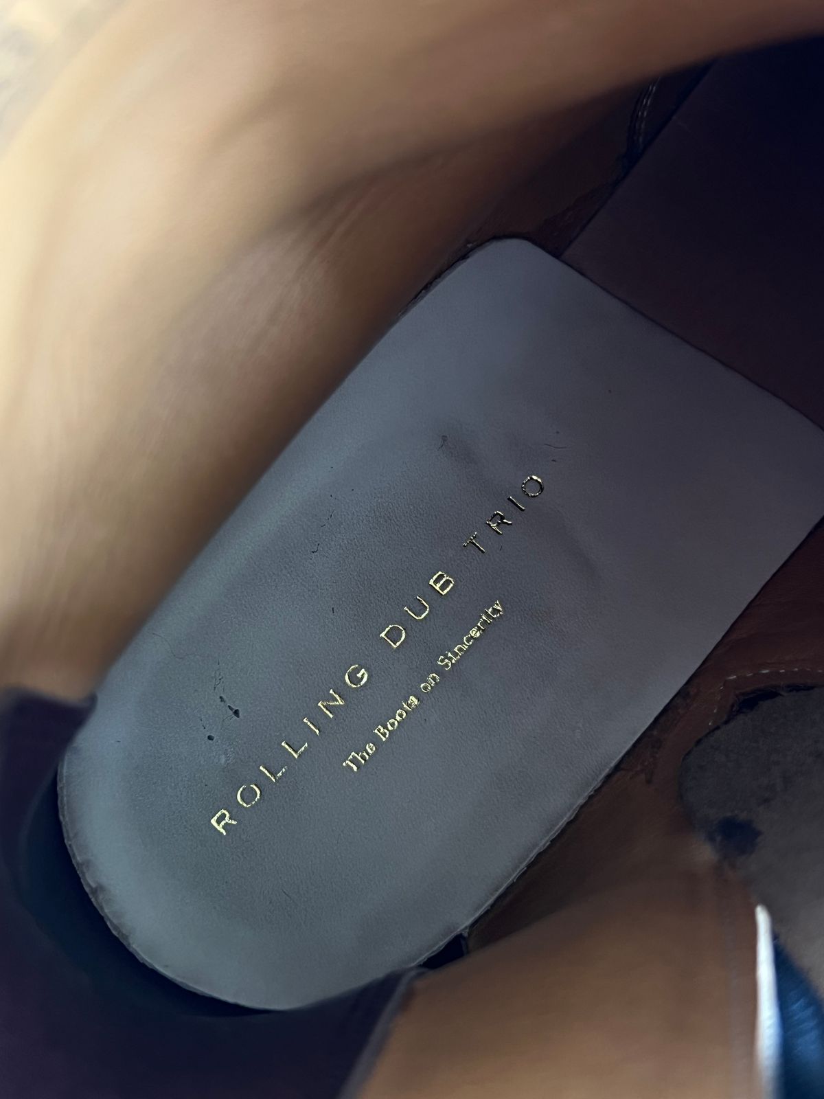 Photo by Manny_Quixote on April 9, 2026 of the Rolling Dub Trio Casper Boot in Horween Brown Chromexcel.