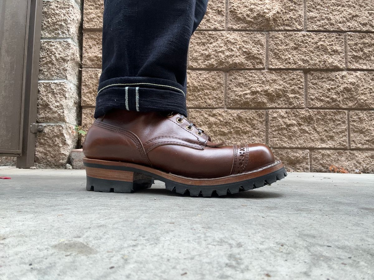 Photo by chriscanecoffee on December 24, 2024 of the White's Bounty Hunter in Seidel British Tan Double Shot.