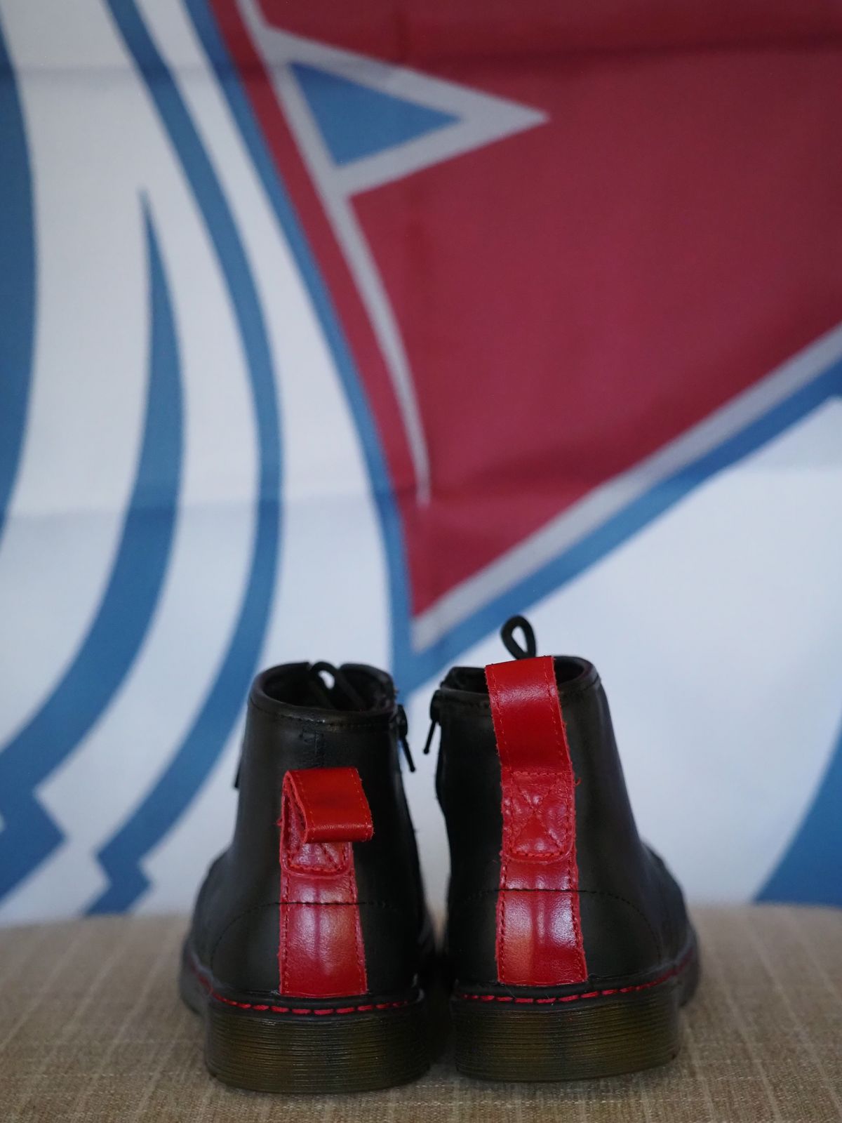 Photo by Little_Pods on October 2, 2025 of the Piper Finn Raven-Combat Boots in Unknown Leather.