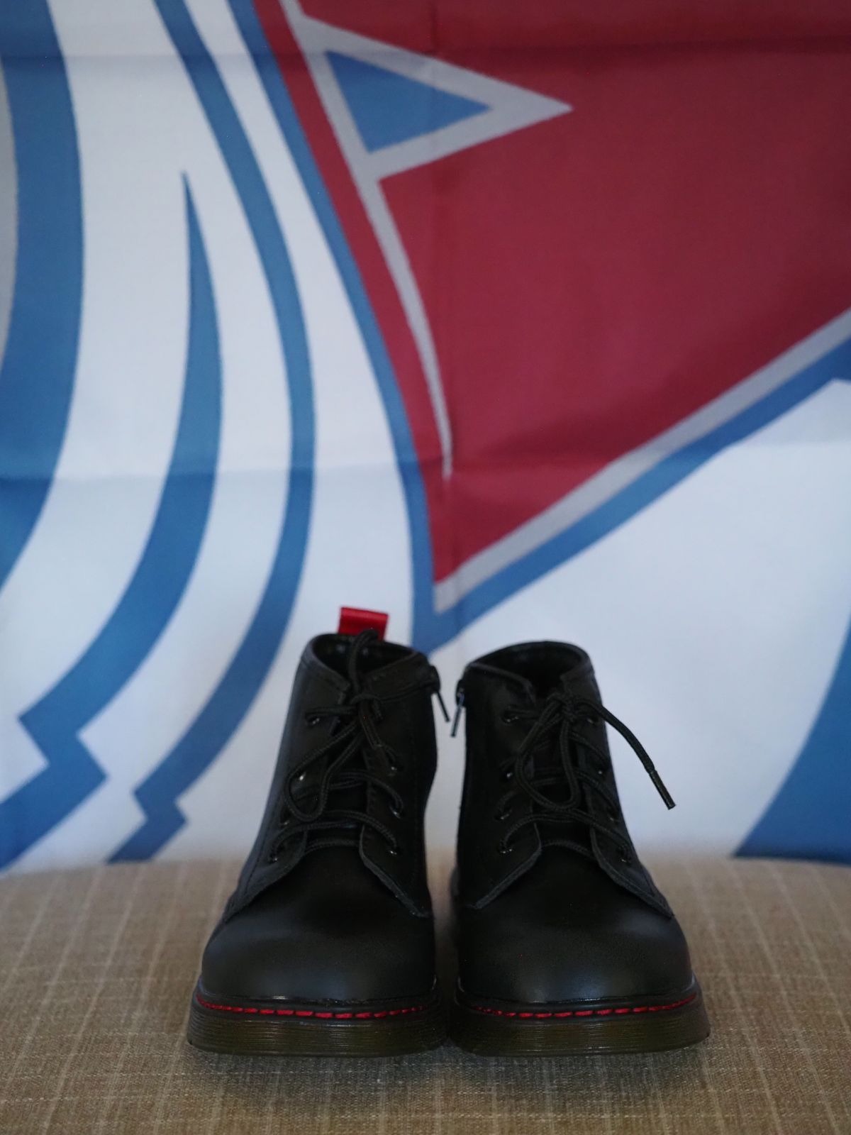 Photo by Little_Pods on October 2, 2025 of the Piper Finn Raven-Combat Boots in Unknown Leather.