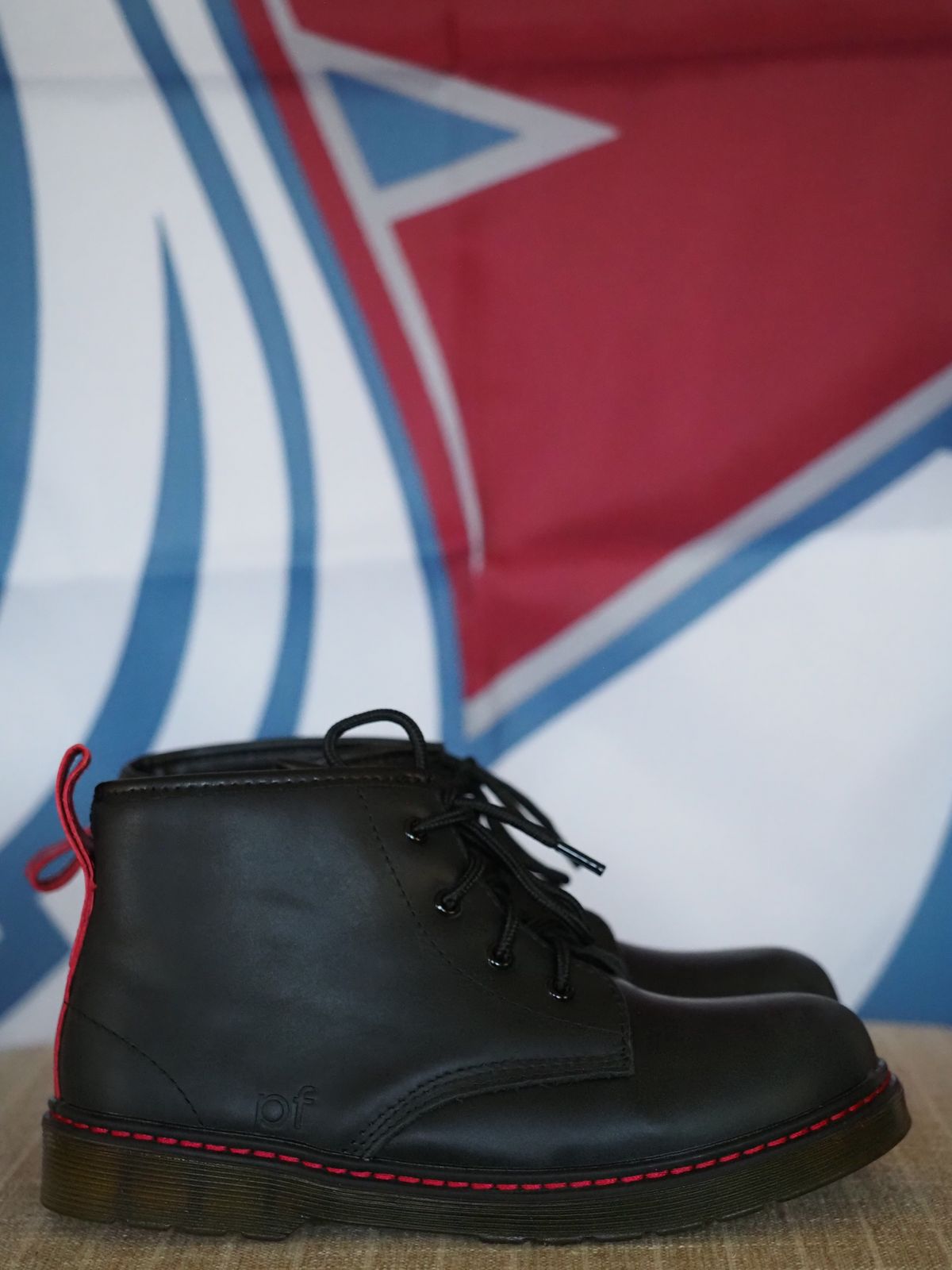 Photo by Little_Pods on October 2, 2025 of the Piper Finn Raven-Combat Boots in Unknown Leather.